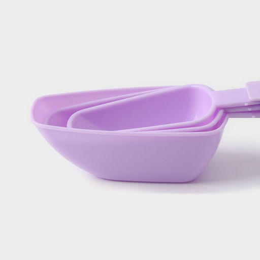 Набор мерных совков и ложек Доляна Дабл, 80 мл, 120 мл, 250 мл, ложки 5 мл, 10 мл, 20 мл, пластик, цвет МИКС  фото 7