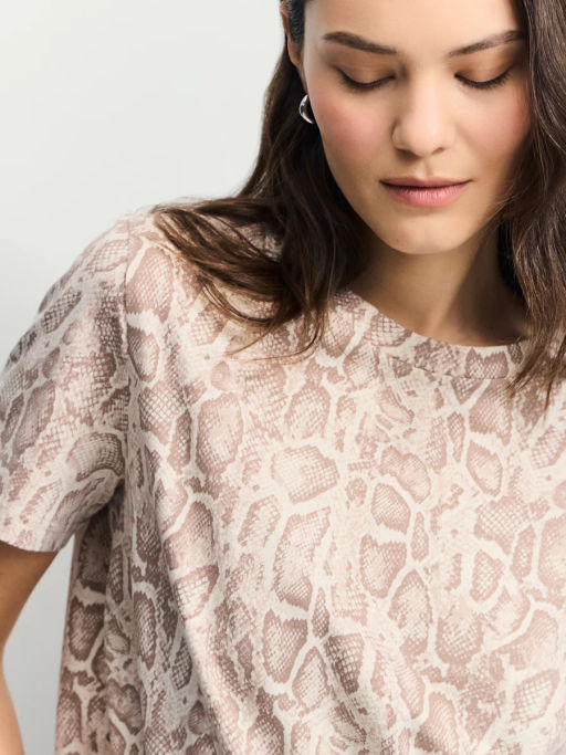 Футболка из хлопка с принтом / Zarina