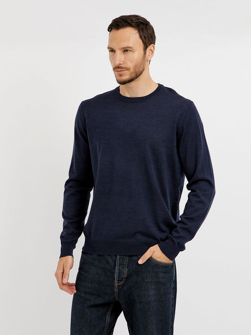 джемпер мужской базовый из шерсти - Glenfield фото 3