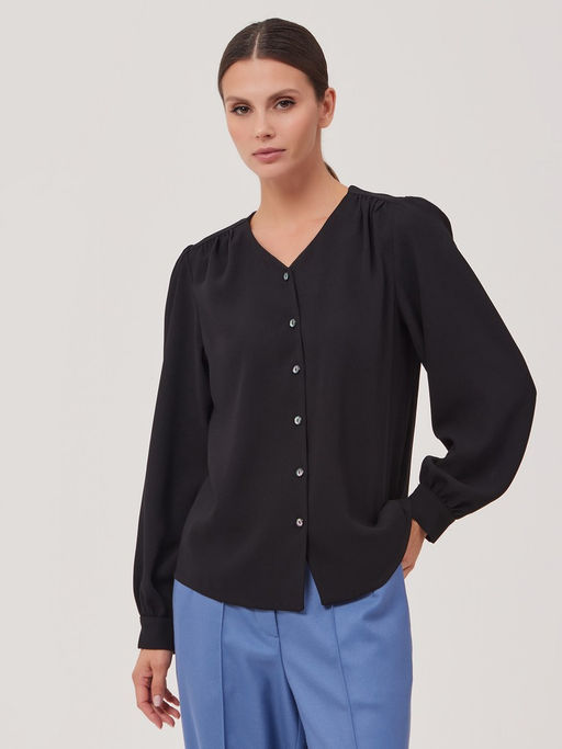 Блузка женская 1231133007 black - Eleganzza фото 4