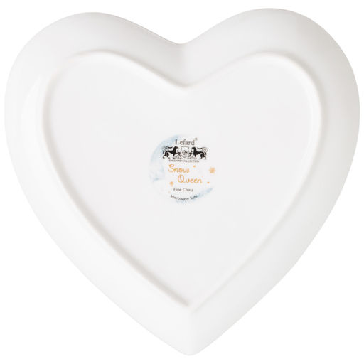 ТАРЕЛКА LEFARD СНЕЖНАЯ КОРОЛЕВА В ФОРМЕ СЕРДЦА 15*2 СМ  фото 3