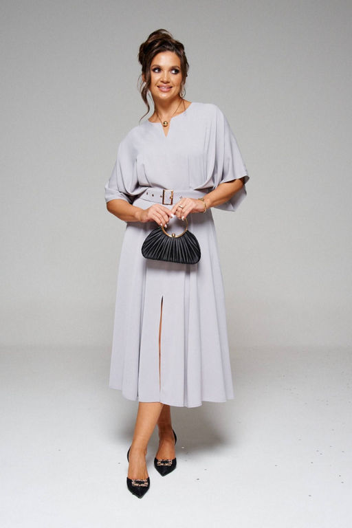 Платье 6213 серый - Beautiful and free фото 5