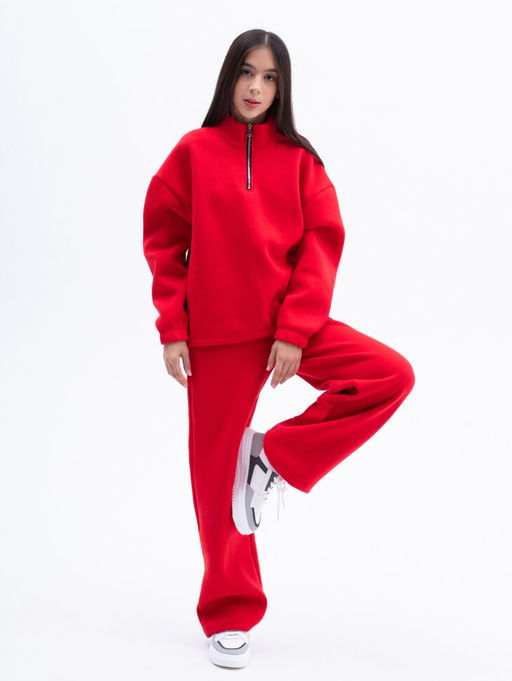 С НАЧЁСОМ костюм-трансформер с утяжками футер 3х нитка - Knitka wear фото 7