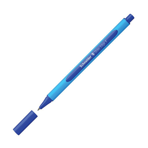 Ручка шар. Schneider "Slider Edge F" (152003) синяя, 0.8мм., трехгранная, голубой корпус
