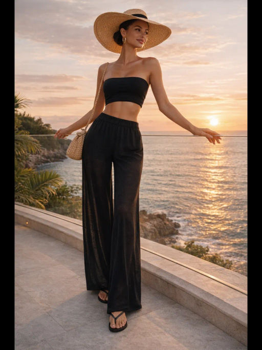 Брюки полупрозрачные паутинка - Binita фото 18