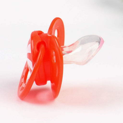 Соска - пустышка ортодонтическая, Новогодняя подарочная упаковка Карамелька силикон, +6мес. - Крошка я фото 3