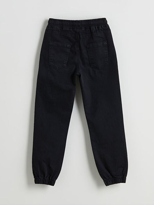 Beli Lastikli Erkek ?ocuk Jean Pantolon