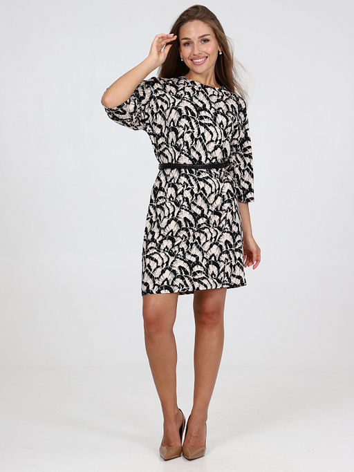 Туника из вискозы Перья