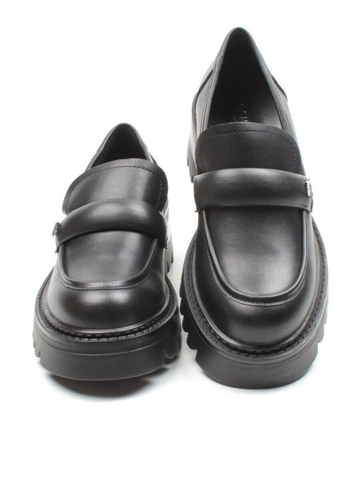 03-C1816-1 BLACK Лоферы женские (натуральная кожа)