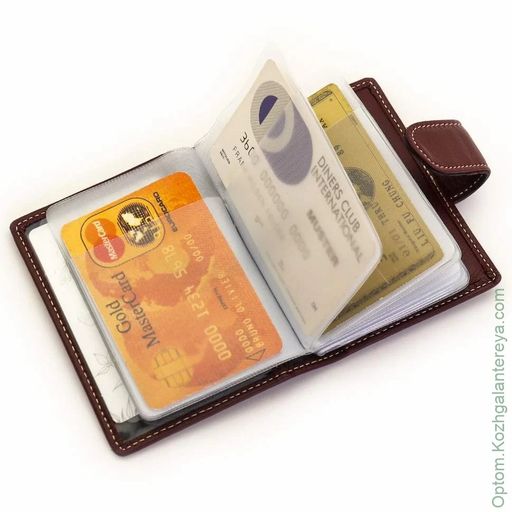 Женская кожаная визитница Sergio Valentini СВ 8090-010  фото 7