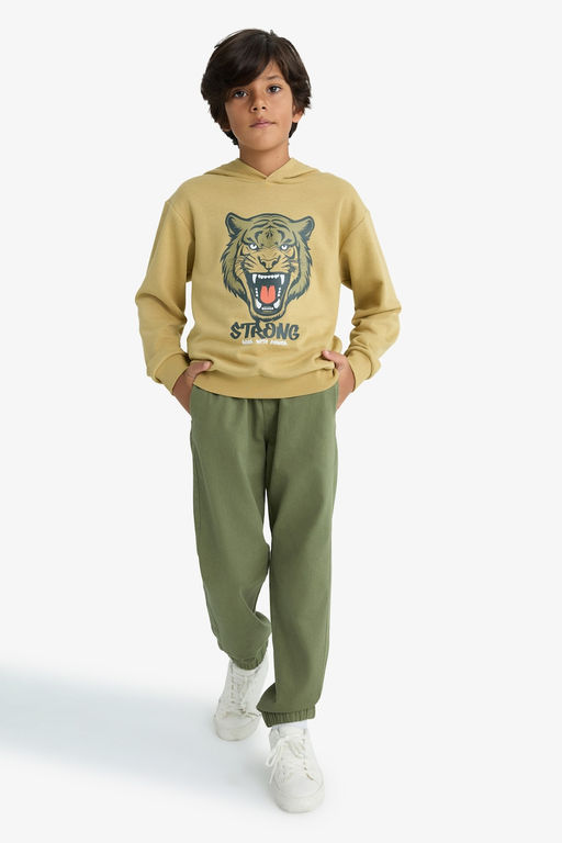 Jogger Fit Gabardin Pantolon Erkek _ocuk - Defacto фото 4