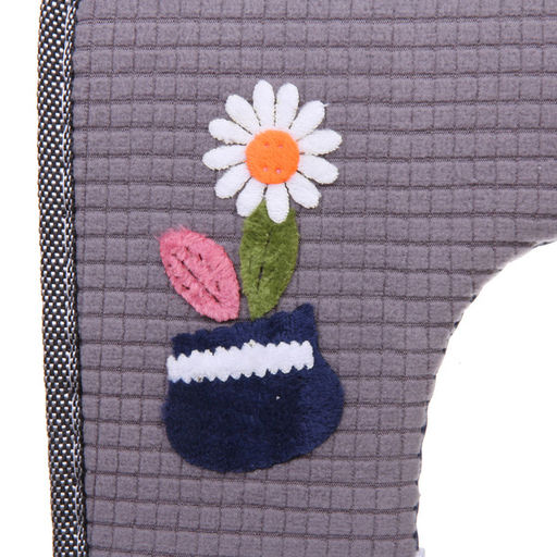 Чехол для сиденья унитаза "Кактус"серый