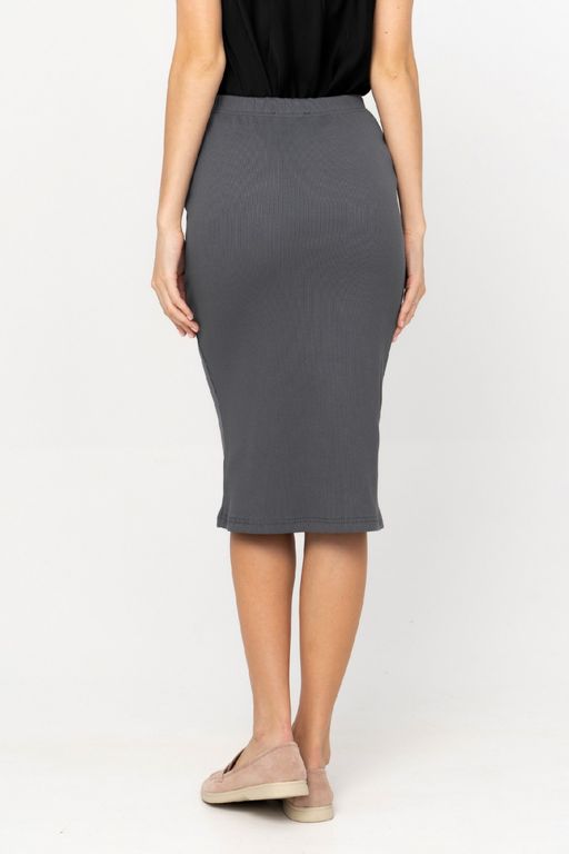 Юбка из мягкого трикотажа кашкорсе хлопок 95%, лайкра 5% - Solo mio фото 46