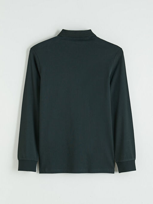 Polo Yaka Uzun Kollu Erkek Ti??rt