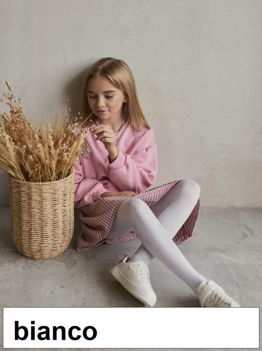 Колготки дет. DAISY 20С-114СП р.128-152 (36/9) - bianco - Conte elegant фото 3