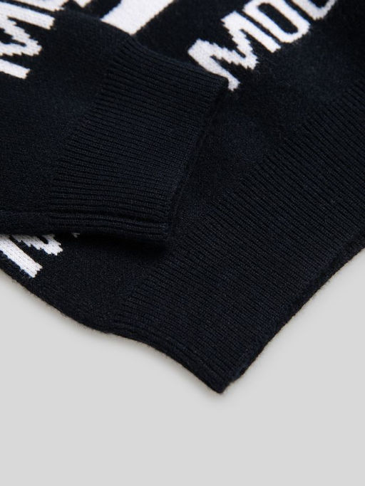 ACOOLA / Джемпер детский для девочек Alketa черно-белый  фото 4