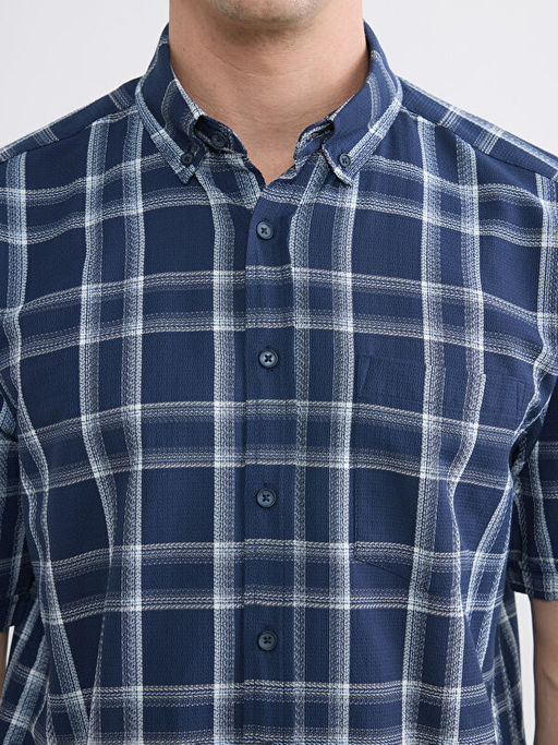 Regular Fit Ekose Arm?rl? Erkek G?mlek