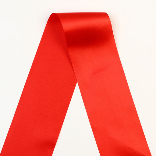 Цена за 5 шт. Лента на выпускной «Выпускник», атлас красный 3D