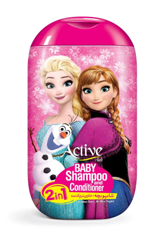 ACTIVE ИРАН шампунь и кондиционер 2в1 Детский 280мл "Frozen"