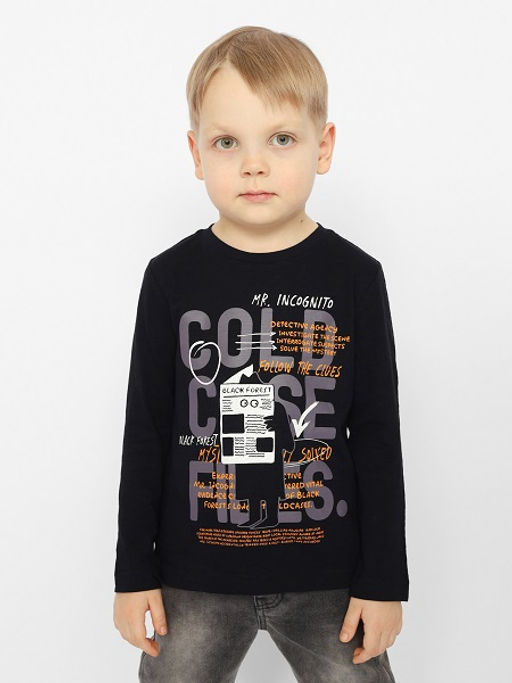 CRB wear/CWKB 63233-22-328 Джемпер для мальчика,черный/Ex.Cherubino  фото 2