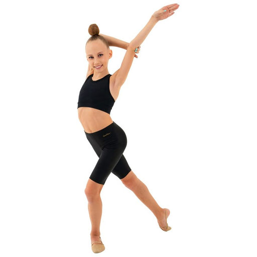 Велосипедки гимнастические Grace Dance, лайкра, р. 30, цвет чёрный  фото 3
