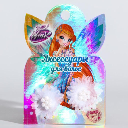 Резинка для волос, бант, 2 штуки, ВИНКС МИКС