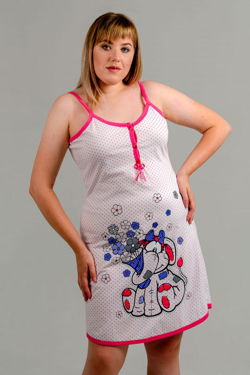 Арт. 1612 Ночная сорочка Виктория Цвет:ассорти - Калинка фото 3