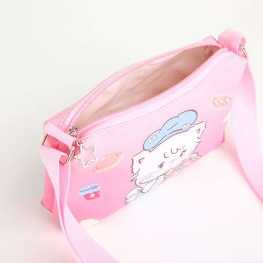Сумка детская «Милый пекарь», для девочки, на молнии, розовая