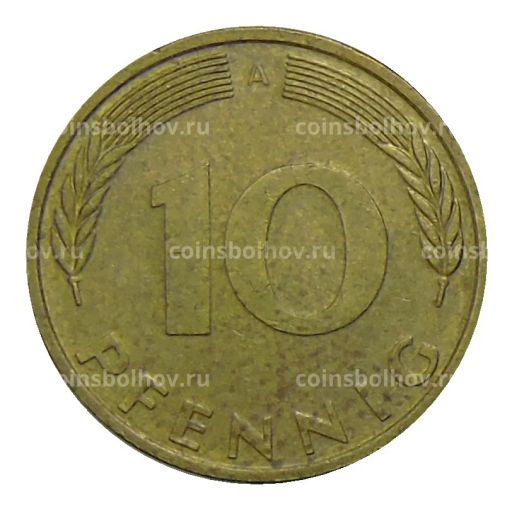 Монета 10 пфеннигов 1994 года A Германия