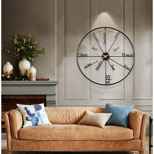 Часы настенные интерьерные «Пул», серия: Лофт, металл, бесшумные, плавный ход, d=59 см, от батарейки 1хАА