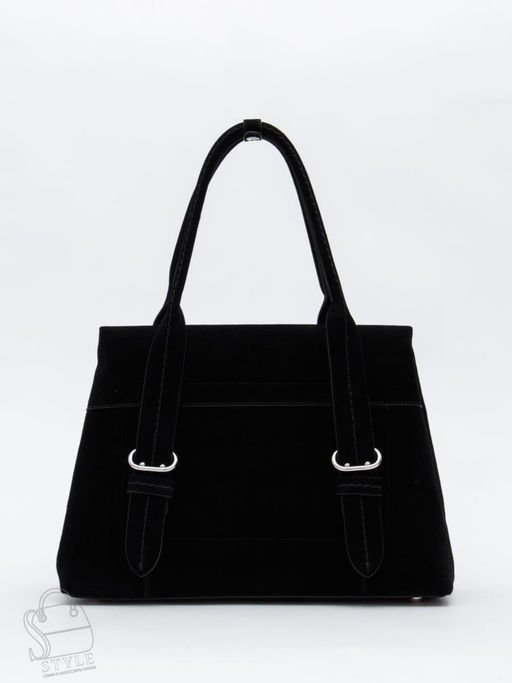 Сумка женская кожаная 1092M black Polina&Eiterou