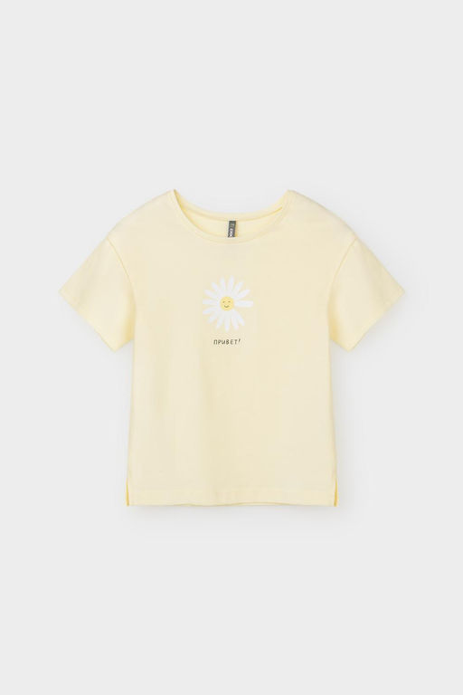 КР 302078/банановый мусс фуфайка (футболка) для дев