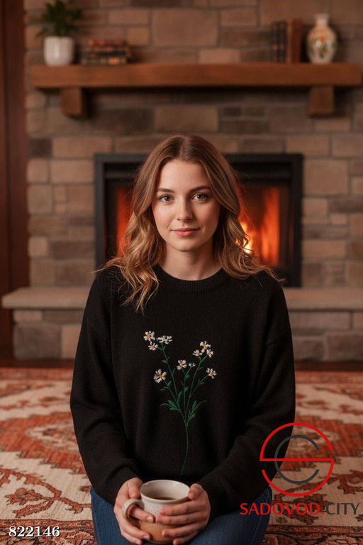 Свитер женский с рисунком
