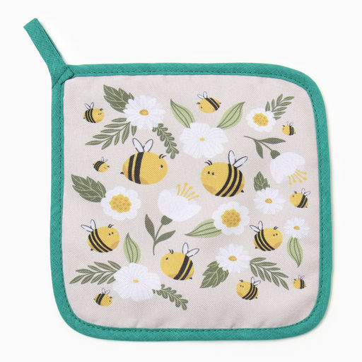 Прихватка Доляна Пчелы 17х17 см, 35% хл, 65% пэ, ватин 250 г/м2  фото 2