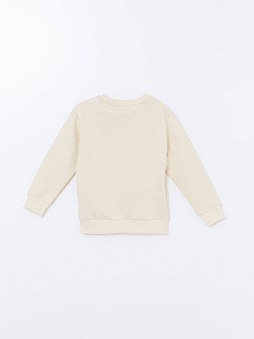 Bisiklet Yaka Basic Uzun Kollu Erkek ?ocuk Sweatshirt - Waikiki фото 3