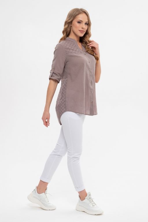 Рубашка М-479капучино