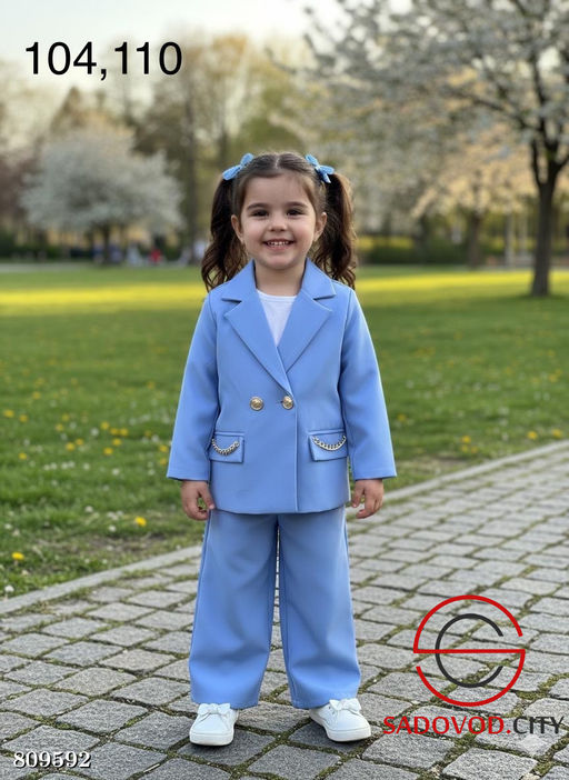 костюм для девочки (пиджак и брюки) - Bruno фото 17