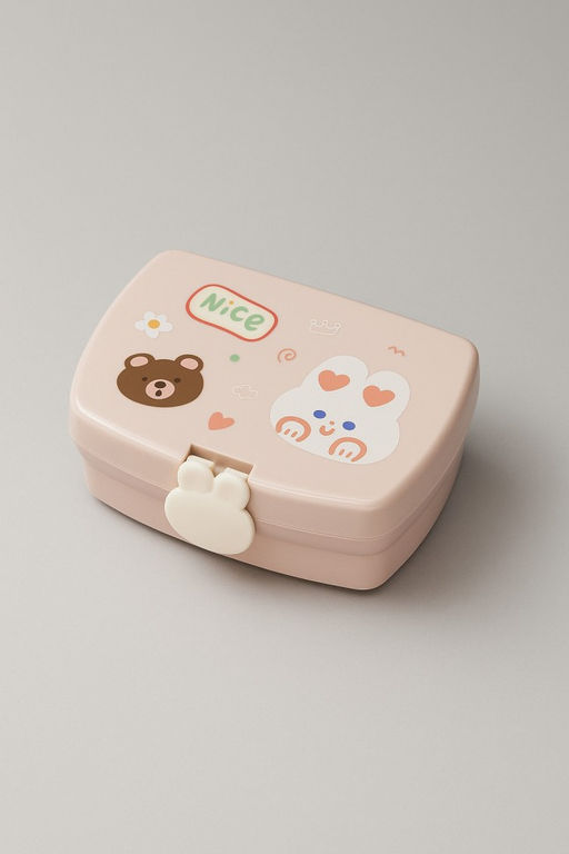 Ланчбокс "Bear-bunny", pink, 700 мл