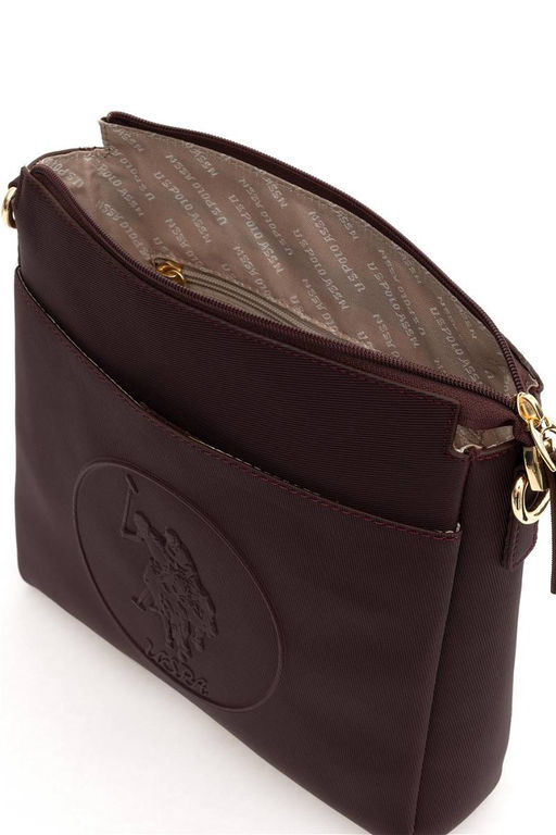 Женская сумка через плечо сливового цвета Неожиданная скидка в корзине - U.s. polo assn фото 7