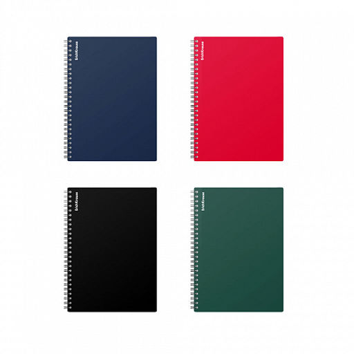 Цена за 60 шт. Тетрадь общая с пластиковой обложкой на спирали ErichKrause Classic, ассорти, А5, 60 листов, клетка  фото 17