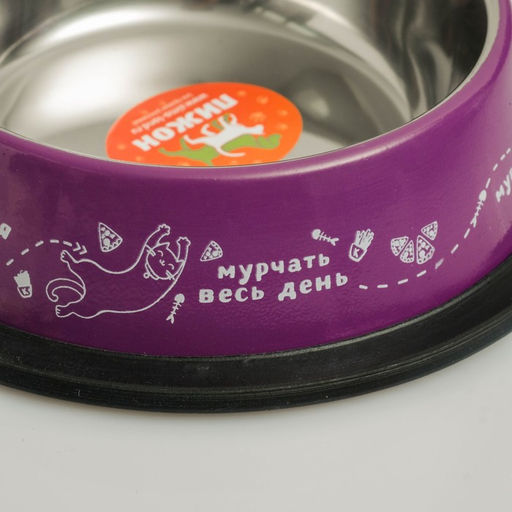 Миска с нескользящим основанием Пижон. Мурр, 230 мл  фото 5