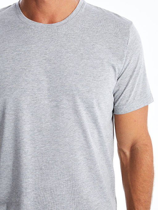 Bisiklet Yaka Penye Erkek Ti??rt