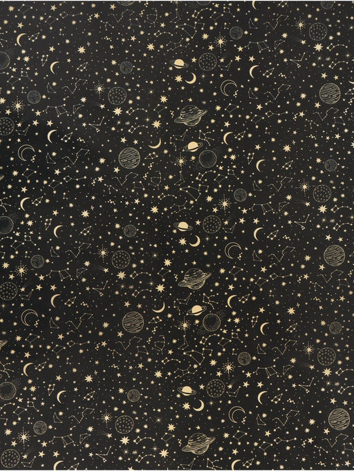 Цена за 10 шт. Бумага упаковочная глянцевая «Космос», 70 × 100 см