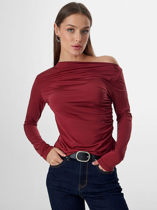 Джемпер женский Mark Formelle x Ольга Бузова бордовый