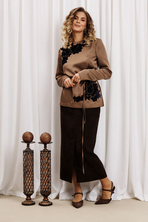 Костюм Gizart 5435 капучино,шоколадный