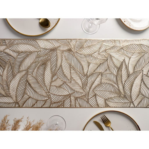 Дорожка на стол Доляна Листопад, 30150 см, цвет золотой  фото 3