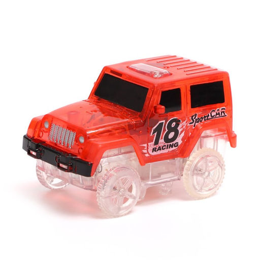 Автотрек Flash Track, гибкий, светится в темноте, 383 см, 194 детали