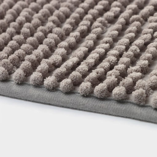 Коврик для дома Доляна «Букли», 40×60 см, серый