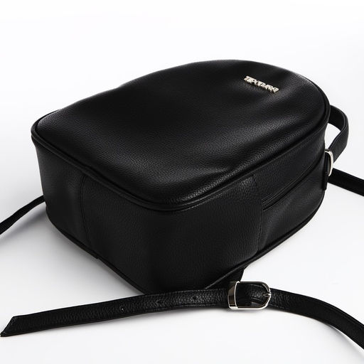 Рюкзак женский городской TEXTURA, цвет чёрный  фото 3