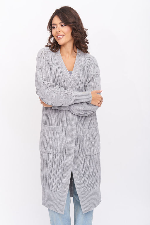 Кардиган Д 3084/серый (1755) - Текстильная мануфактура фото 4